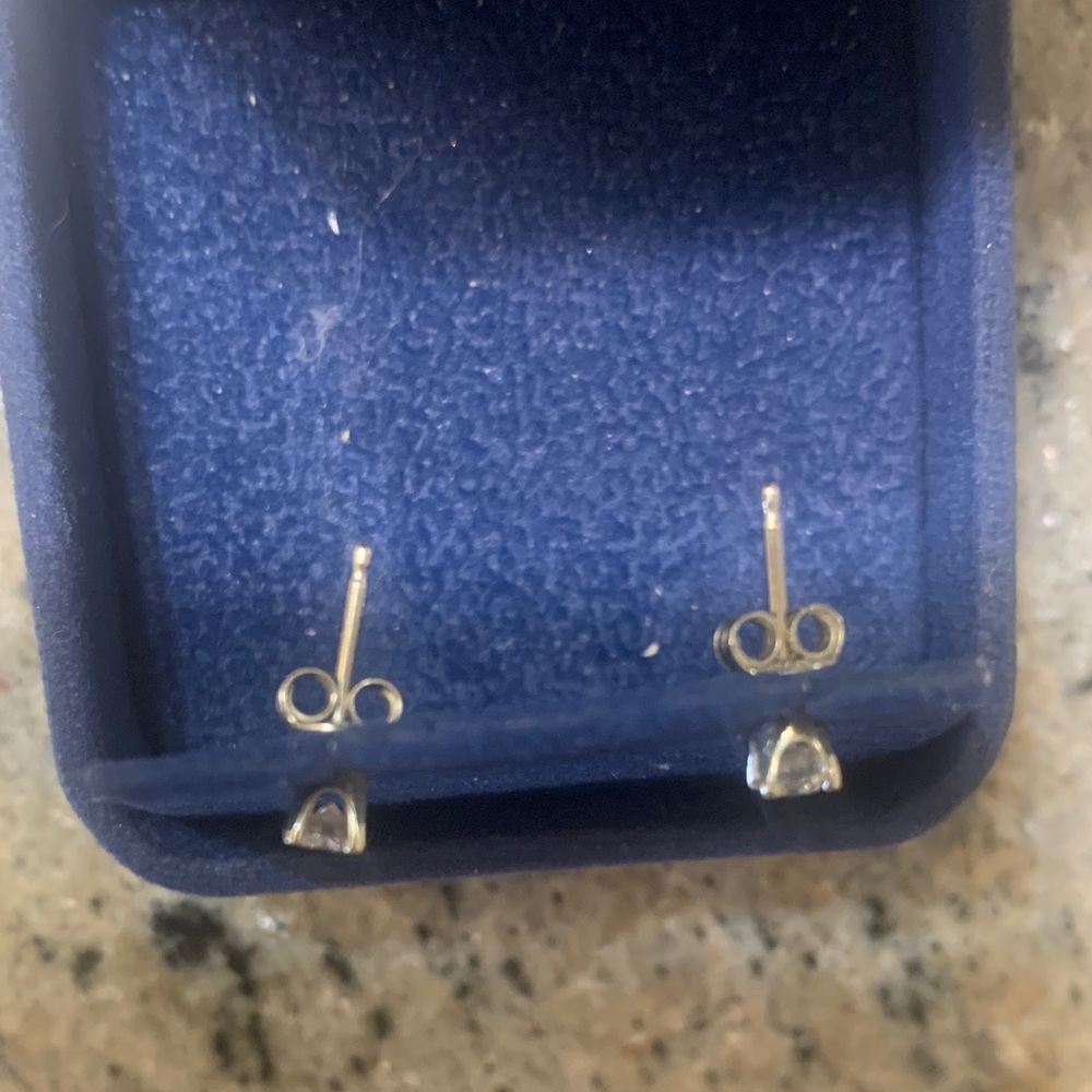 Spence Diamond 0.50ct Elegant 14K White Gold Stud Earrings - Picture 7 of 9